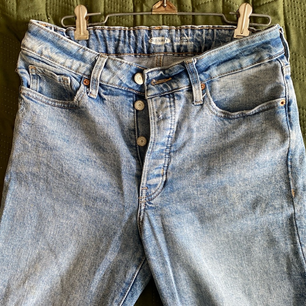 Old Navy Light Wash High-Rise Straight Jeans